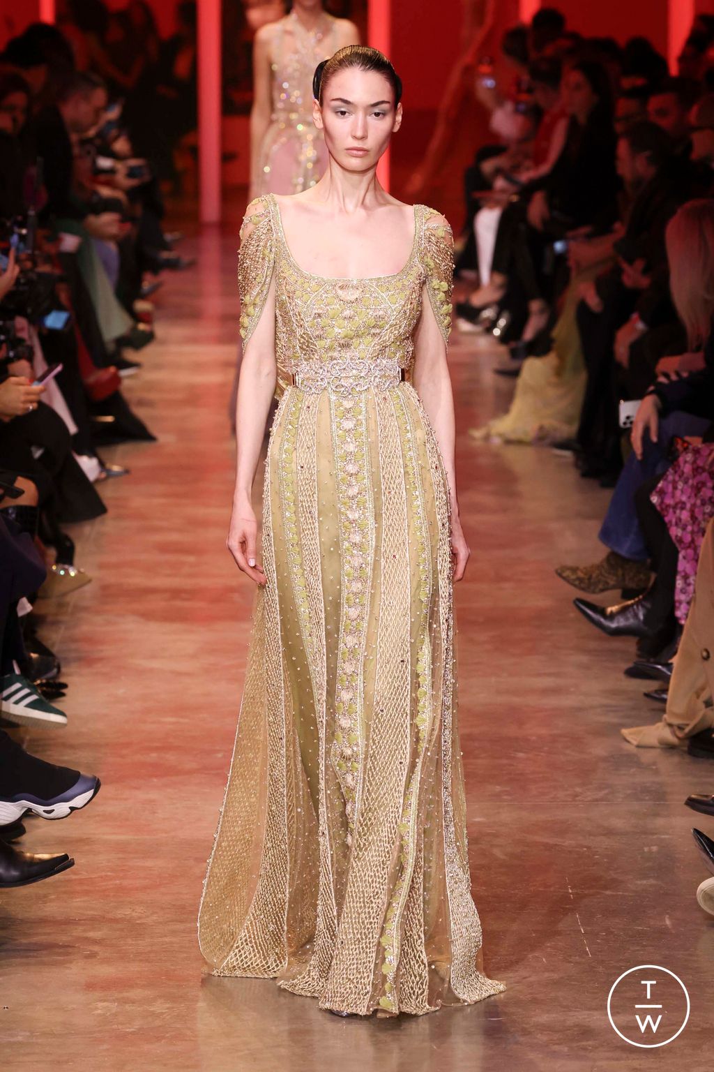 Fashion Week Paris Spring/Summer 2024 look 50 from the Elie Saab collection couture