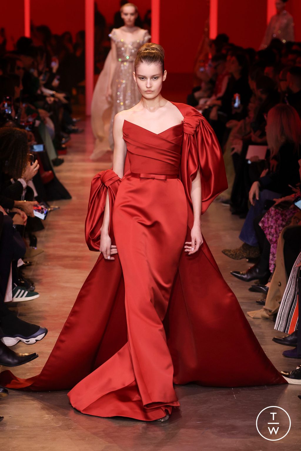 Fashion Week Paris Spring/Summer 2024 look 59 from the Elie Saab collection couture