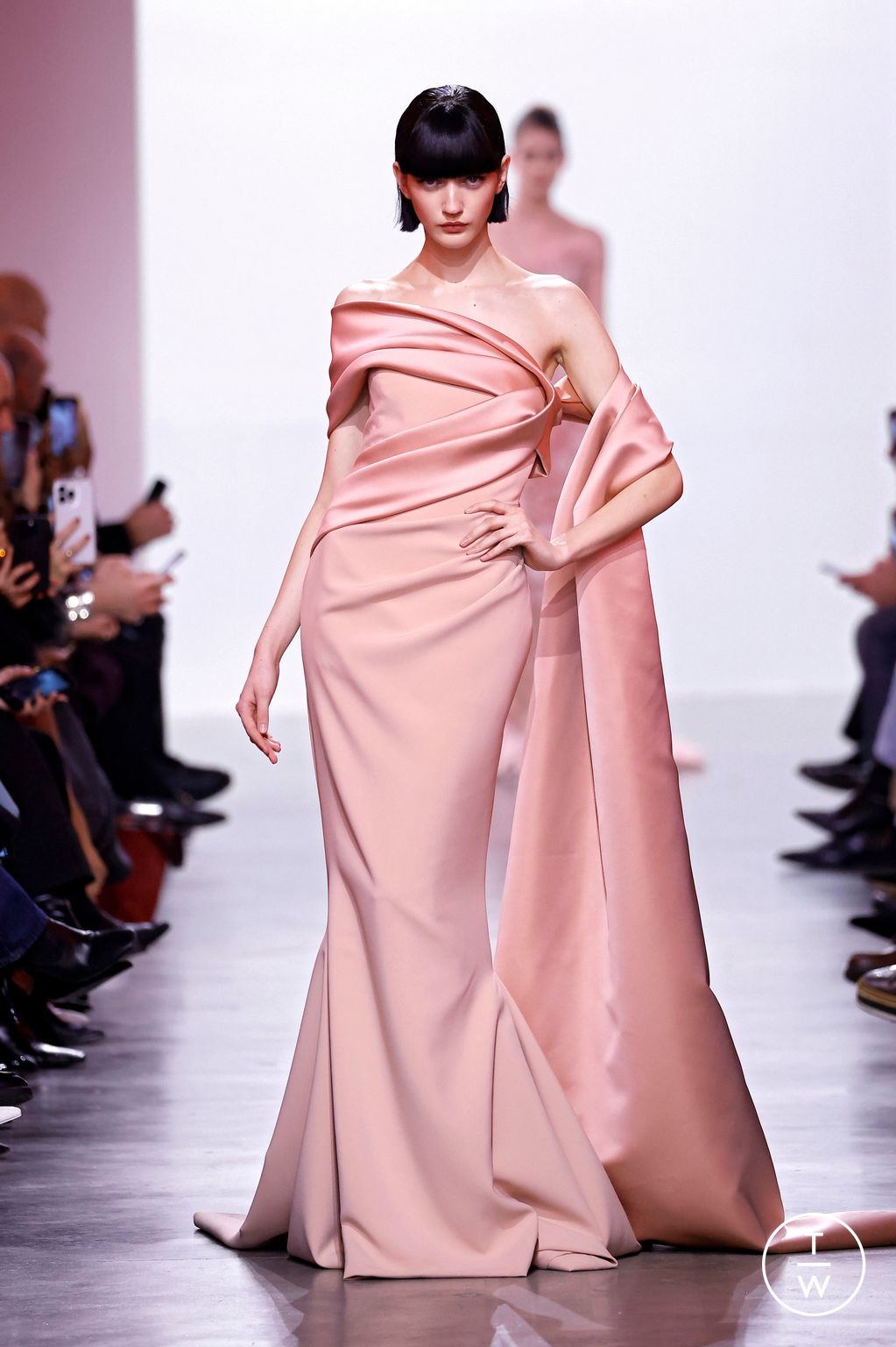 Fashion Week Paris Spring/Summer 2025 look 3 de la collection Elie Saab couture