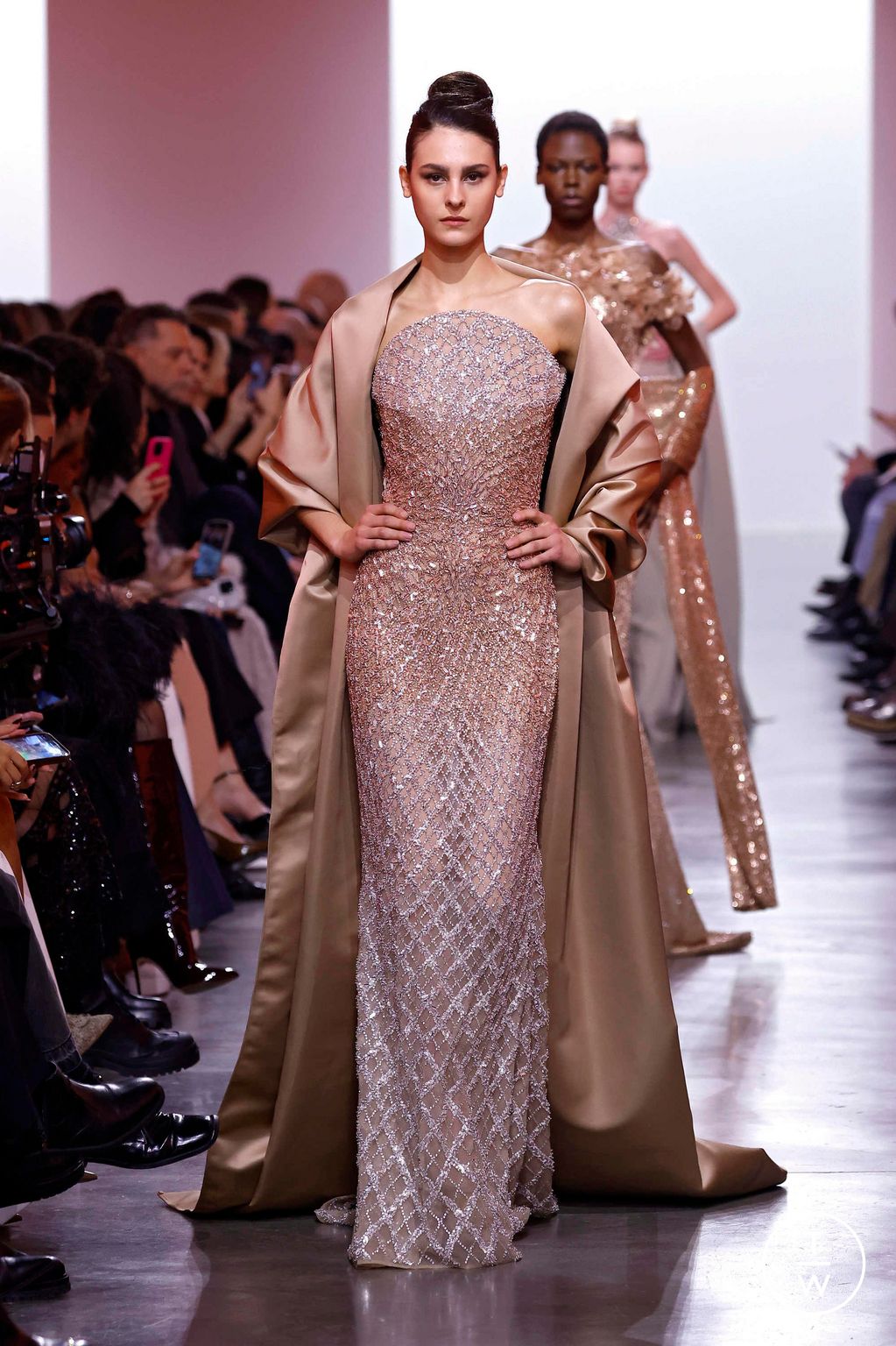 Fashion Week Paris Spring/Summer 2025 look 23 from the Elie Saab collection couture