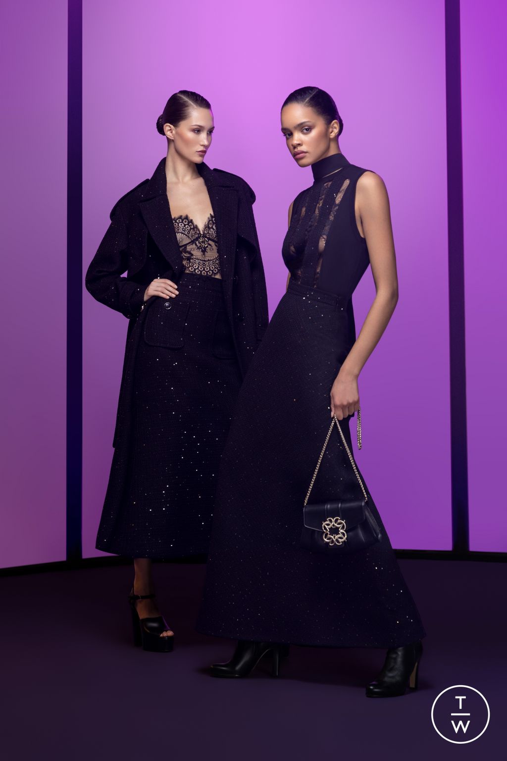 Fashion Week Paris Pre-Fall 2023 look 2 from the Elie Saab collection womenswear