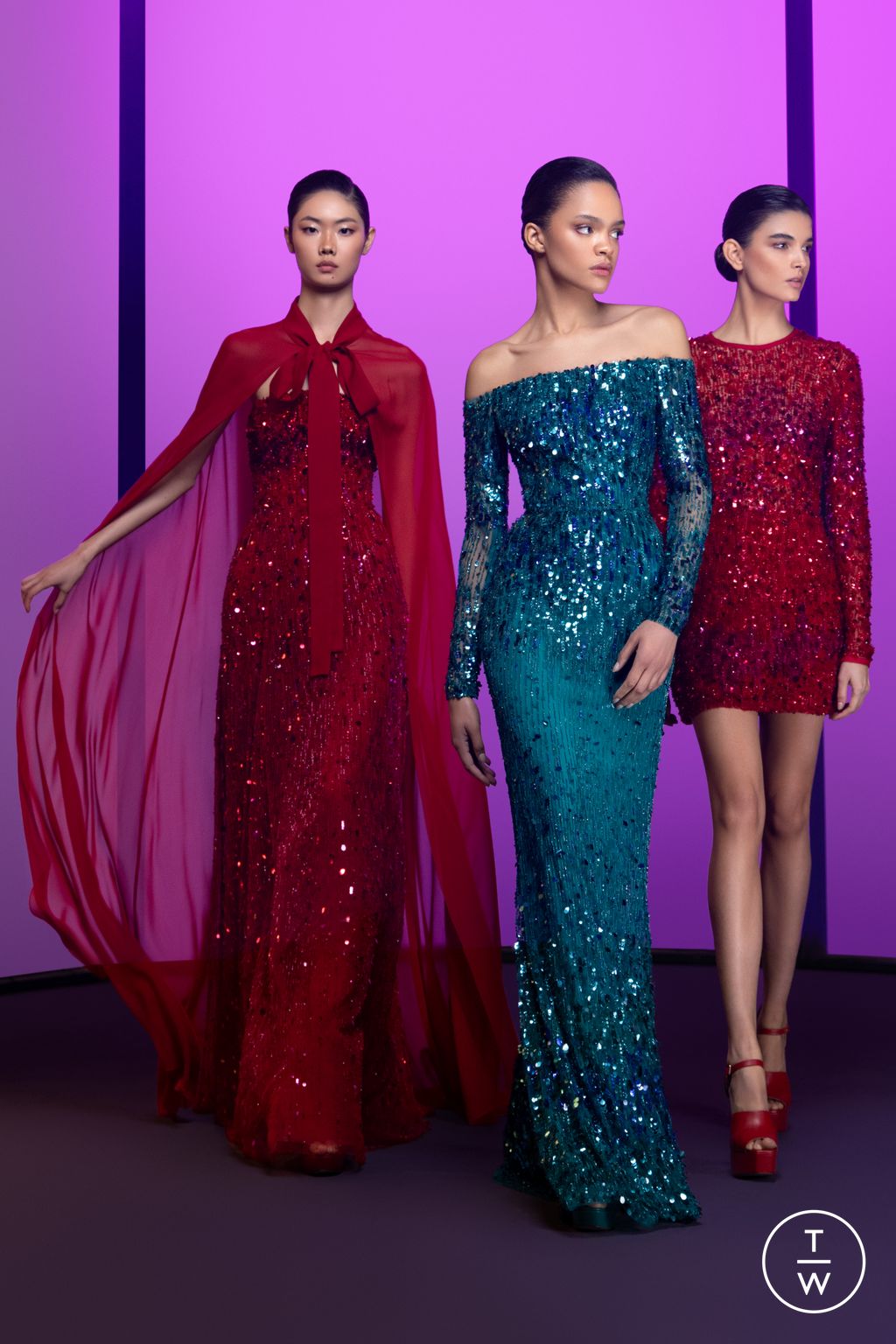 Fashion Week Paris Pre-Fall 2023 look 21 from the Elie Saab collection womenswear