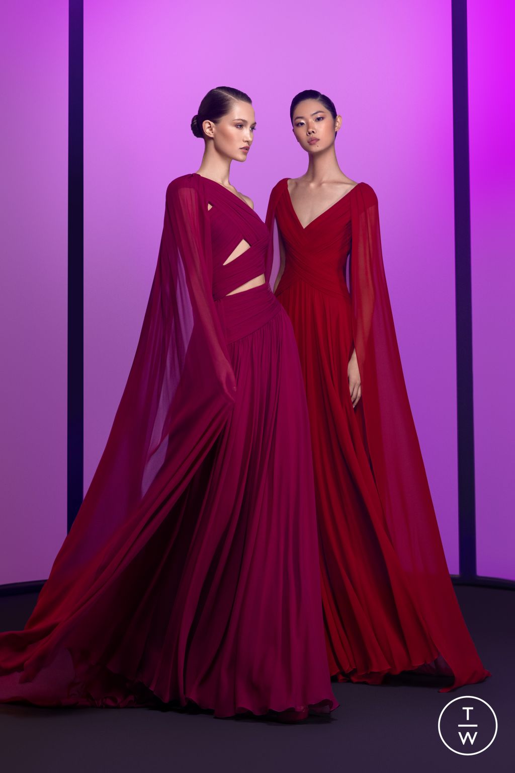 Fashion Week Paris Pre-Fall 2023 look 24 from the Elie Saab collection 女装