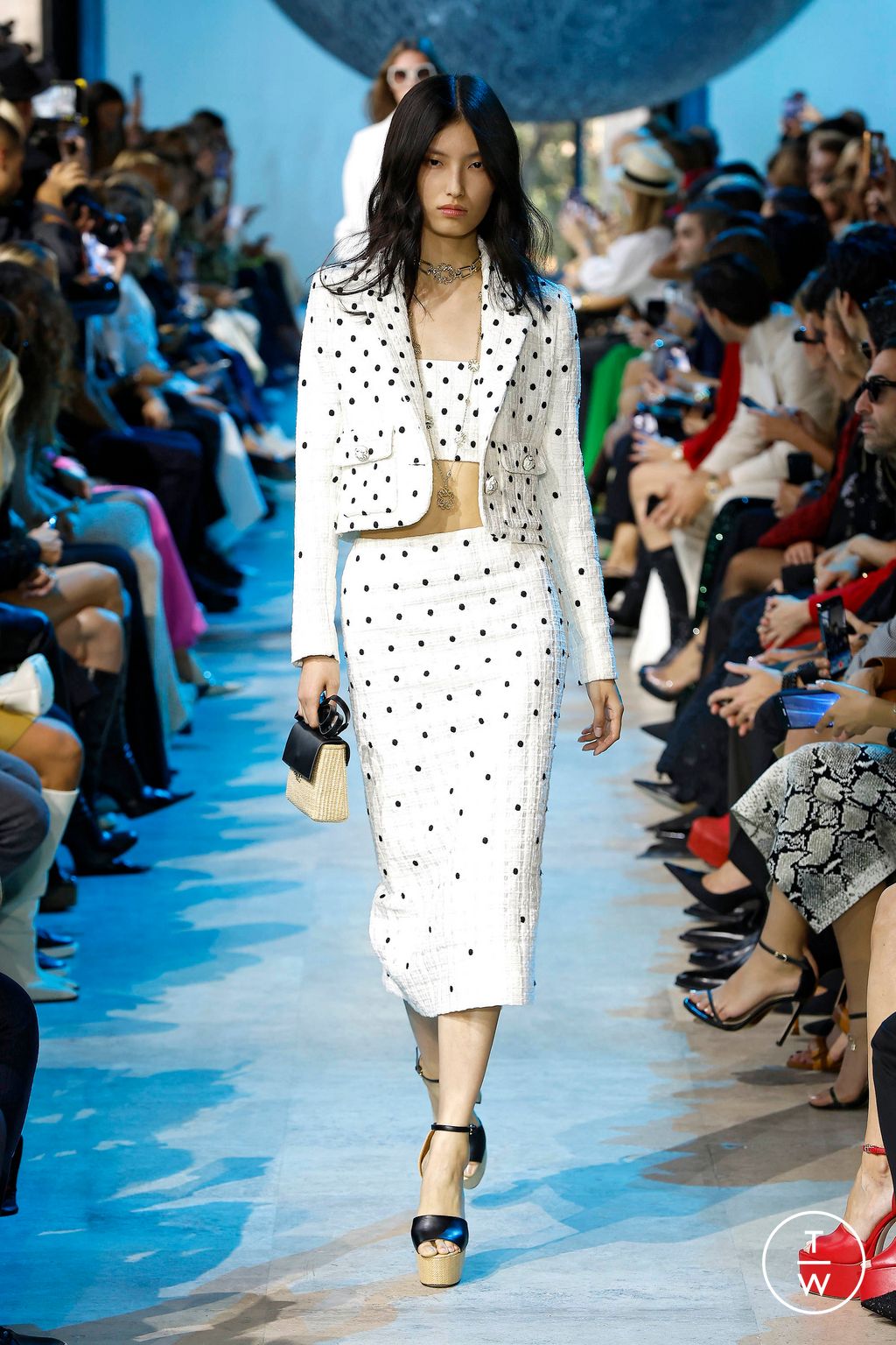 Fashion Week Paris Spring/Summer 2024 look 2 from the Elie Saab collection womenswear