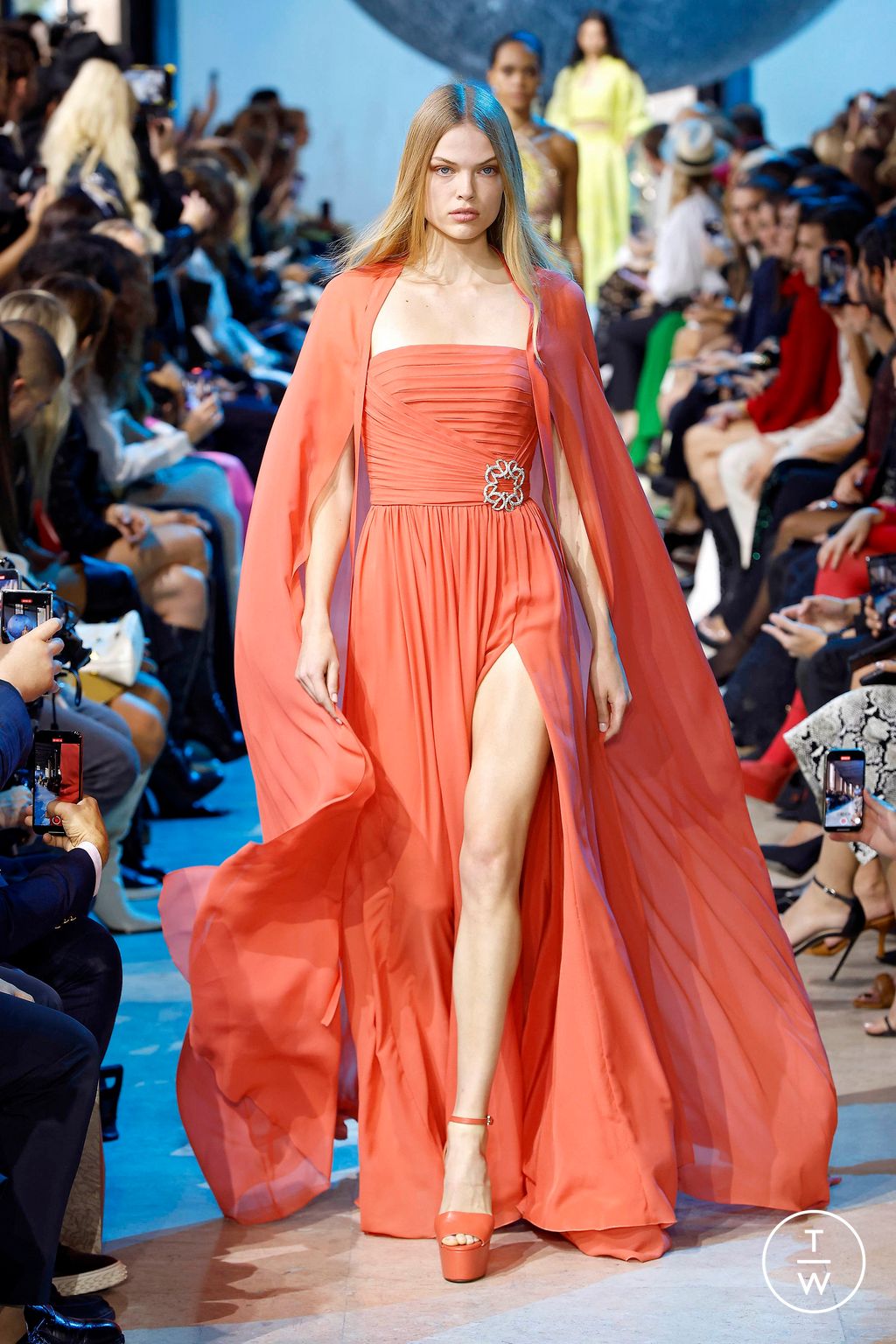 Fashion Week Paris Spring/Summer 2024 look 42 from the Elie Saab collection womenswear