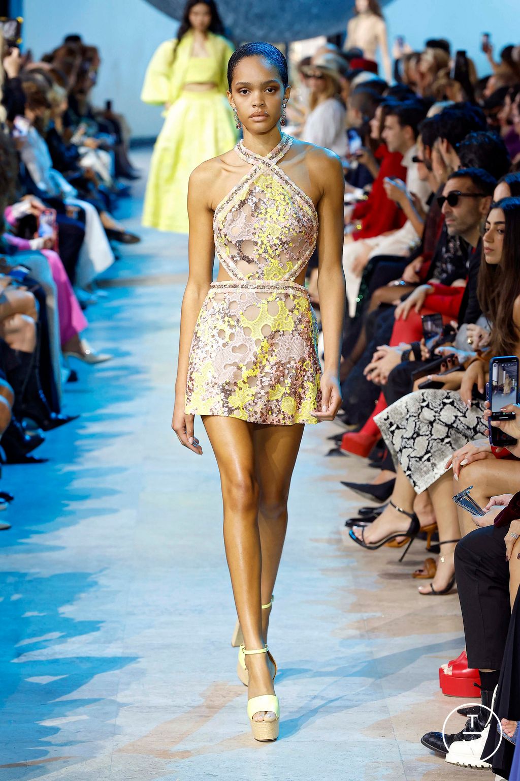 Fashion Week Paris Spring/Summer 2024 look 43 from the Elie Saab collection womenswear