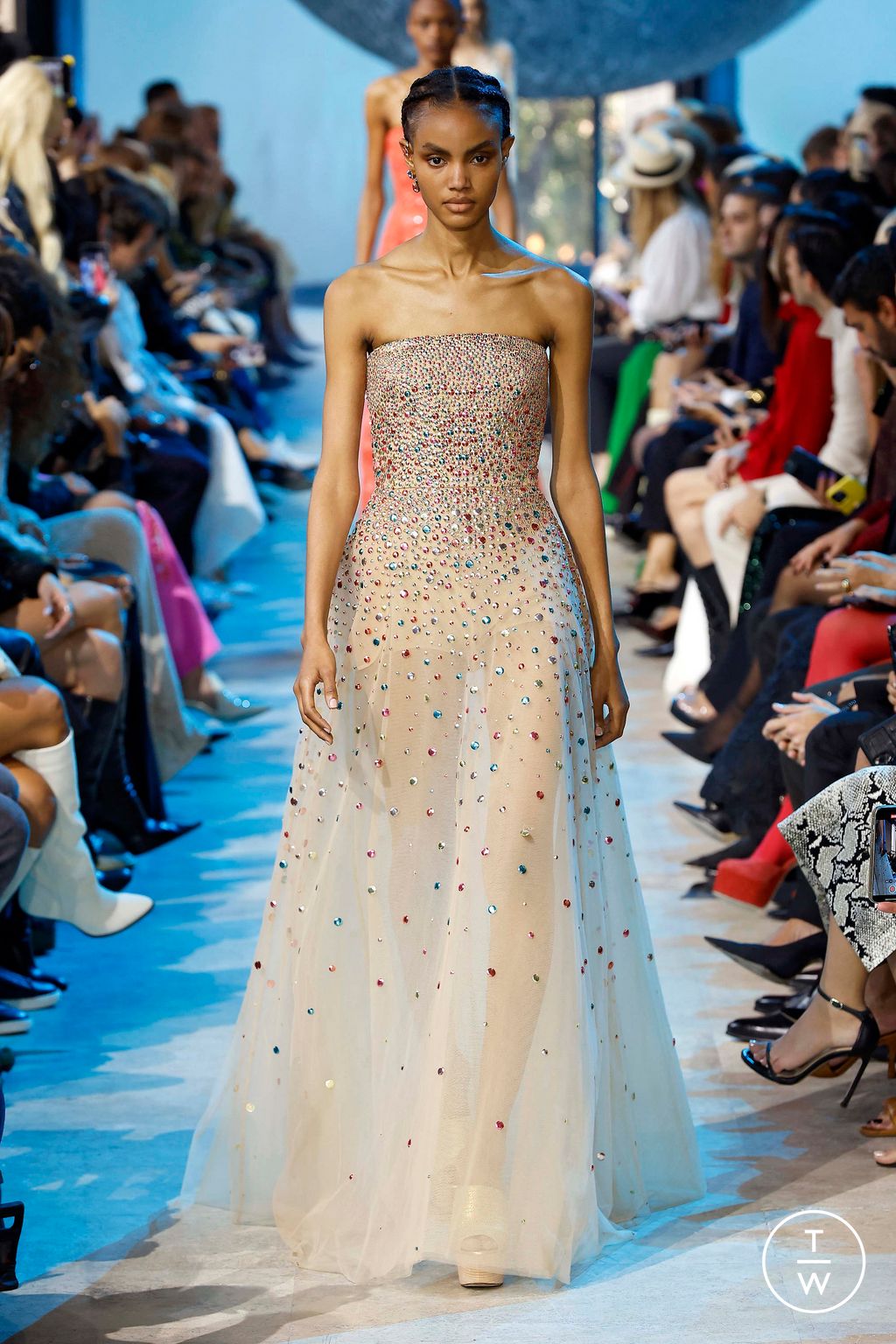 Fashion Week Paris Spring/Summer 2024 look 56 from the Elie Saab collection womenswear