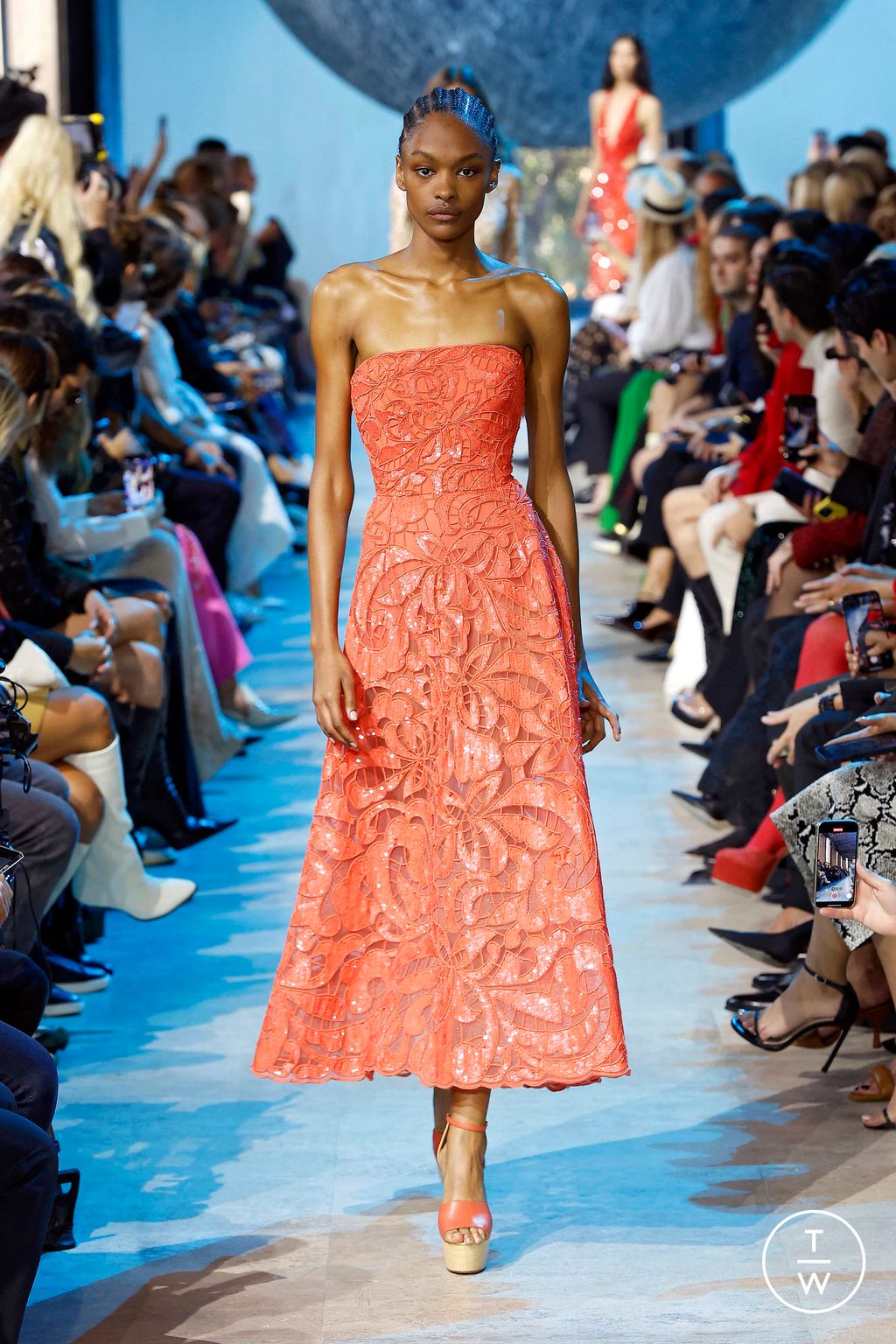 Fashion Week Paris Spring/Summer 2024 look 57 from the Elie Saab collection womenswear