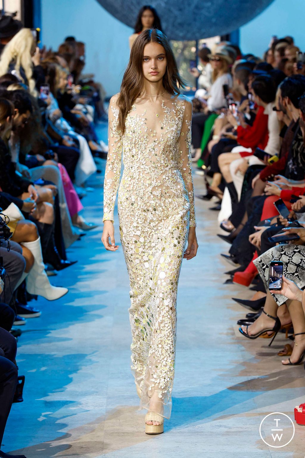 Fashion Week Paris Spring/Summer 2024 look 58 from the Elie Saab collection 女装