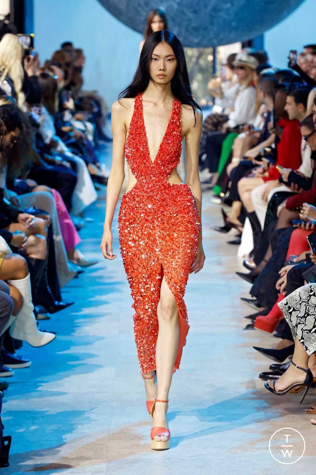 Fashion Week Paris Spring/Summer 2024 look 59 from the Elie Saab collection 女装
