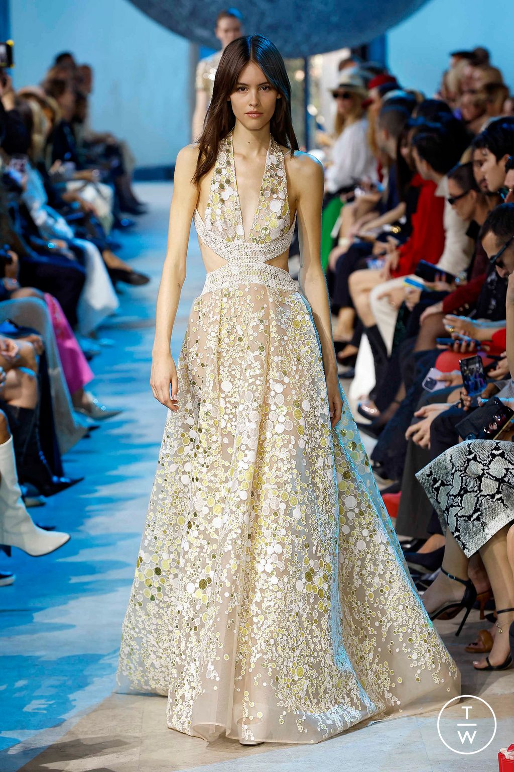 Fashion Week Paris Spring/Summer 2024 look 60 from the Elie Saab collection womenswear