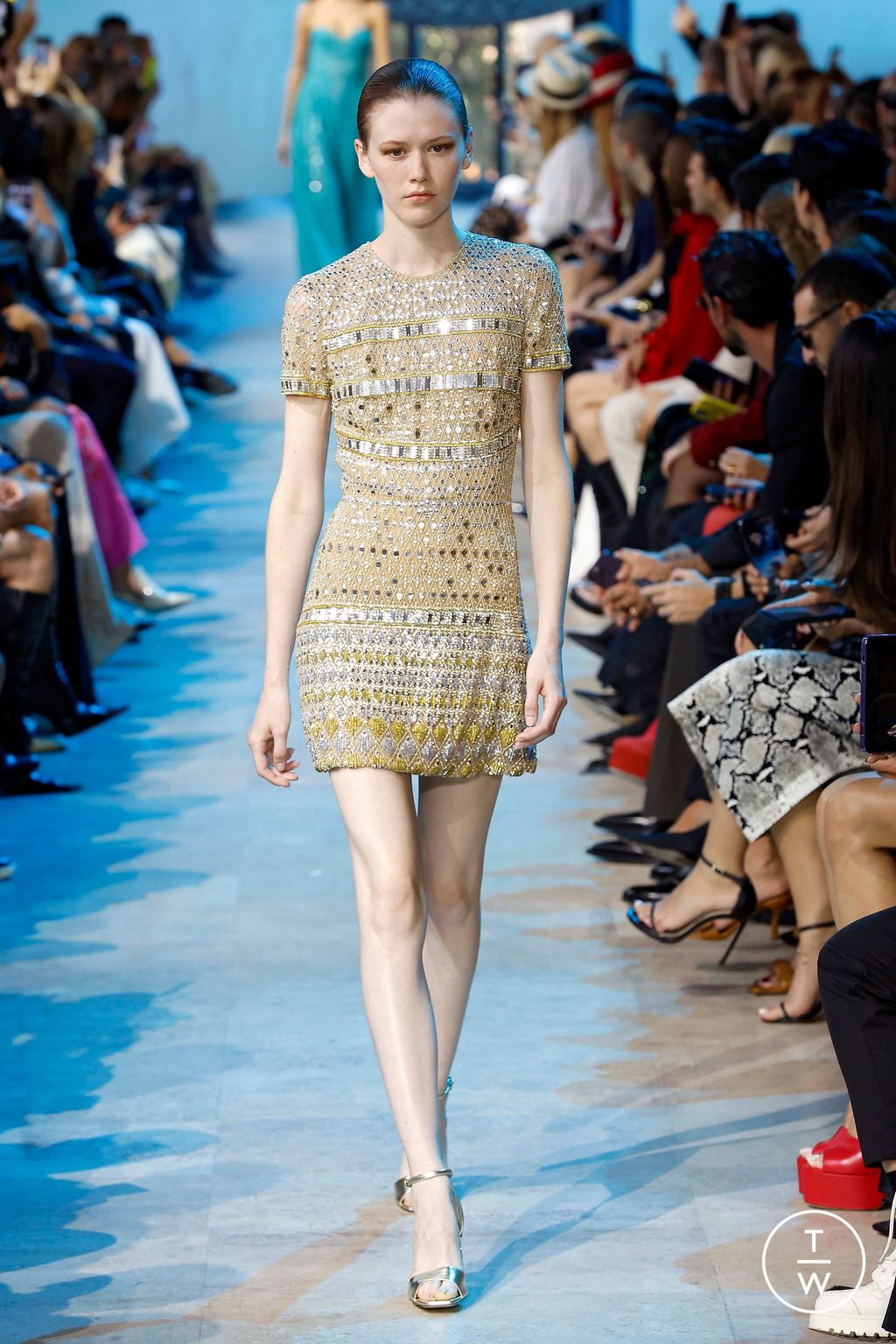 Fashion Week Paris Spring/Summer 2024 look 61 from the Elie Saab collection womenswear