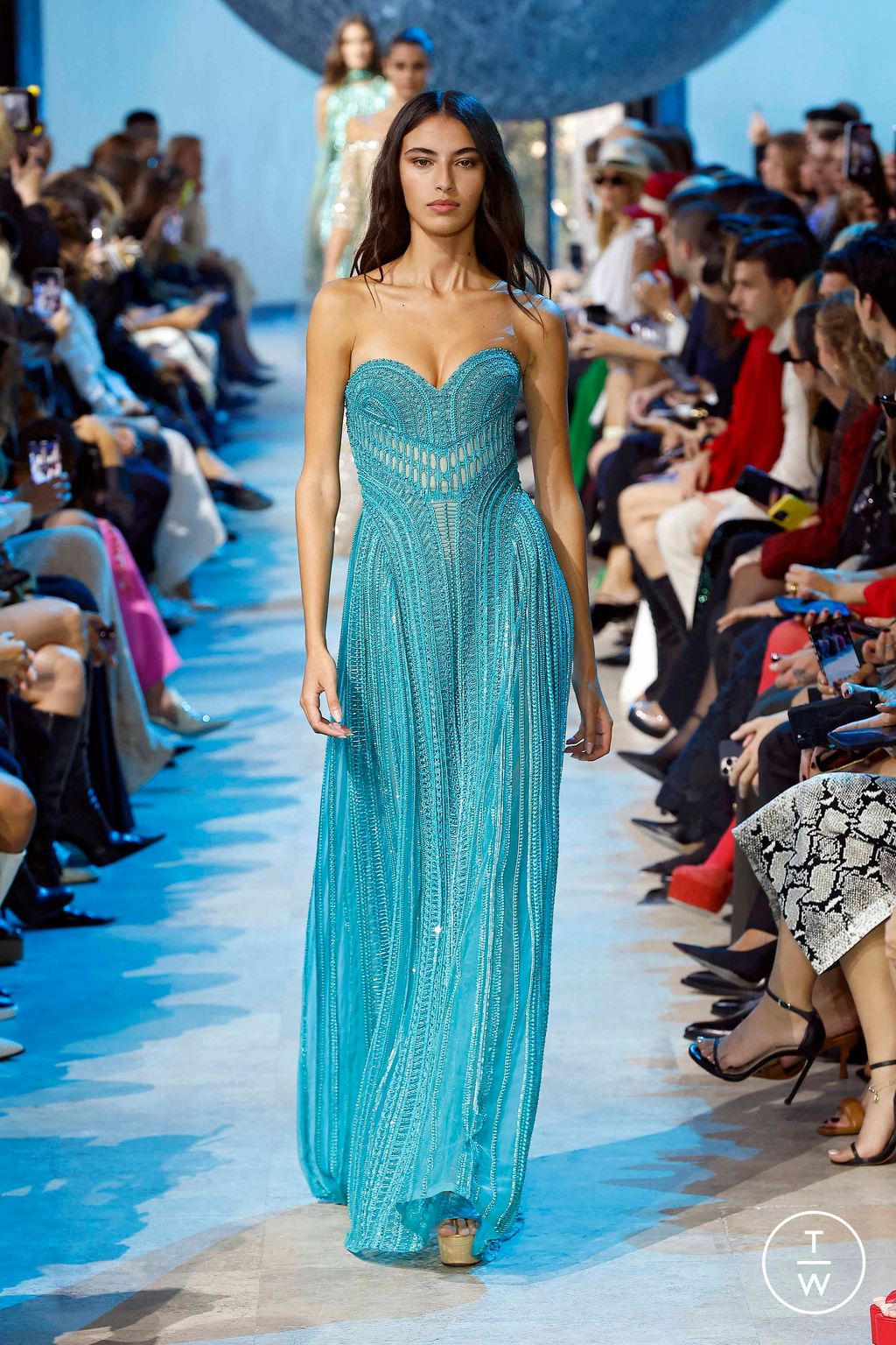 Fashion Week Paris Spring/Summer 2024 look 62 from the Elie Saab collection womenswear