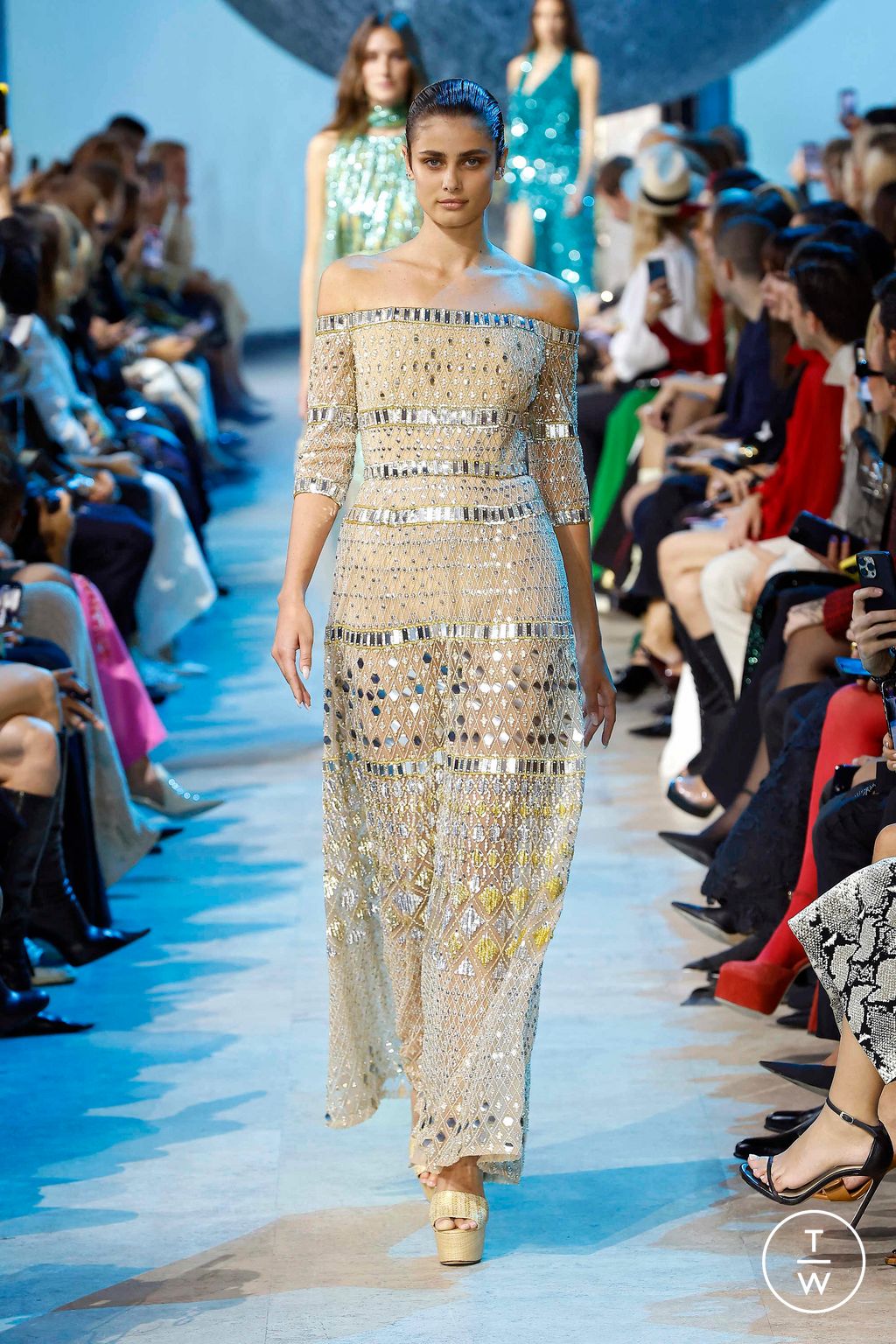 Fashion Week Paris Spring/Summer 2024 look 63 from the Elie Saab collection womenswear