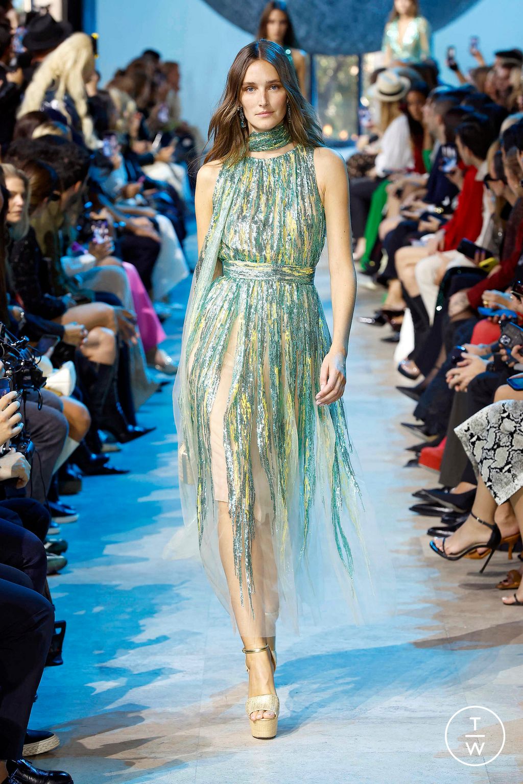 Fashion Week Paris Spring/Summer 2024 look 64 from the Elie Saab collection womenswear