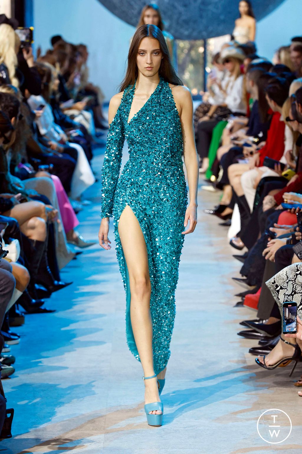 Fashion Week Paris Spring/Summer 2024 look 65 from the Elie Saab collection 女装