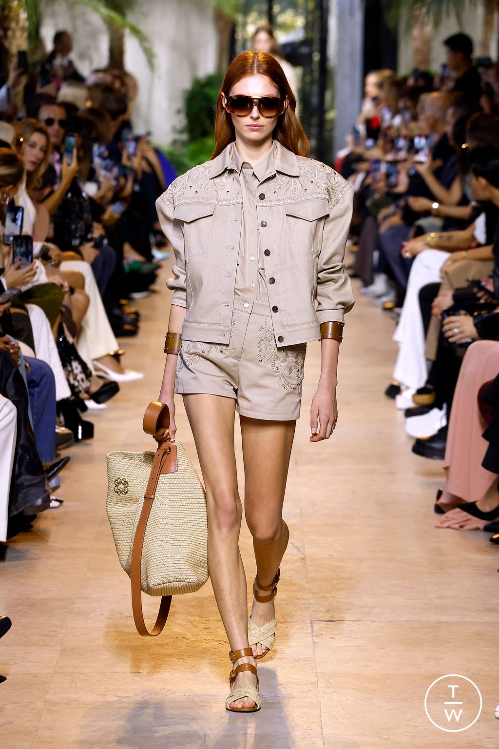 Fashion Week Paris Spring-Summer 2025 look 2 from the Elie Saab collection womenswear