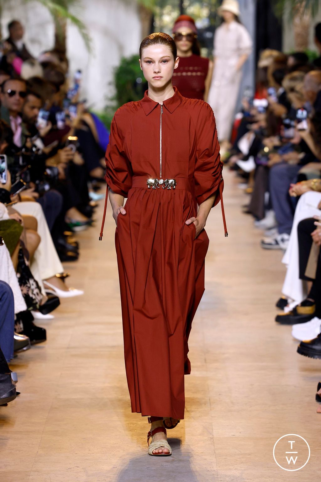 Fashion Week Paris Spring/Summer 2025 look 4 from the Elie Saab collection womenswear
