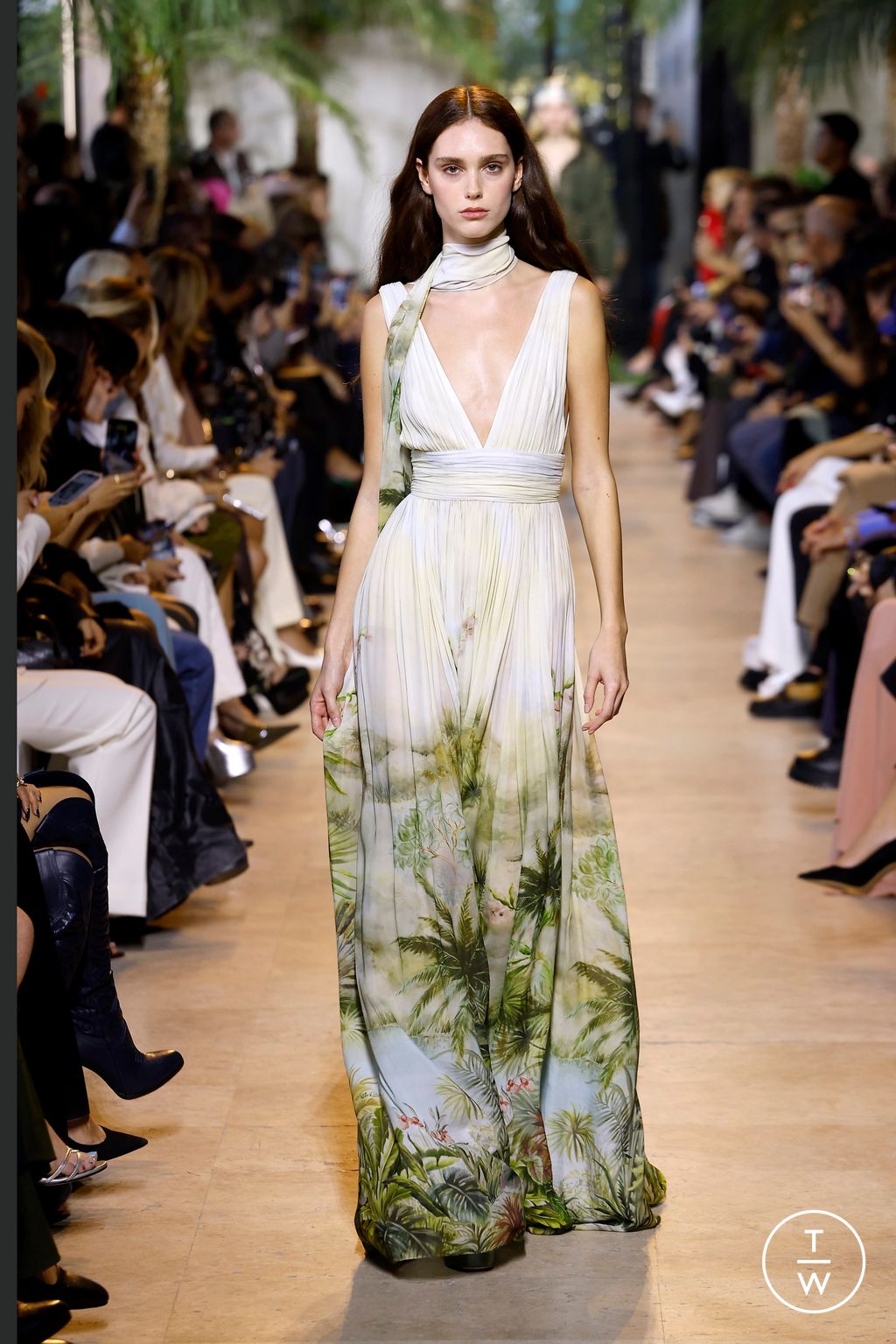 Fashion Week Paris Spring/Summer 2025 look 31 from the Elie Saab collection womenswear