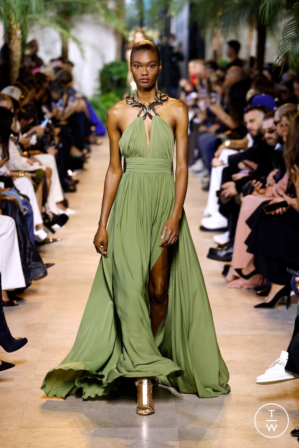 Fashion Week Paris Spring/Summer 2025 look 52 from the Elie Saab collection womenswear