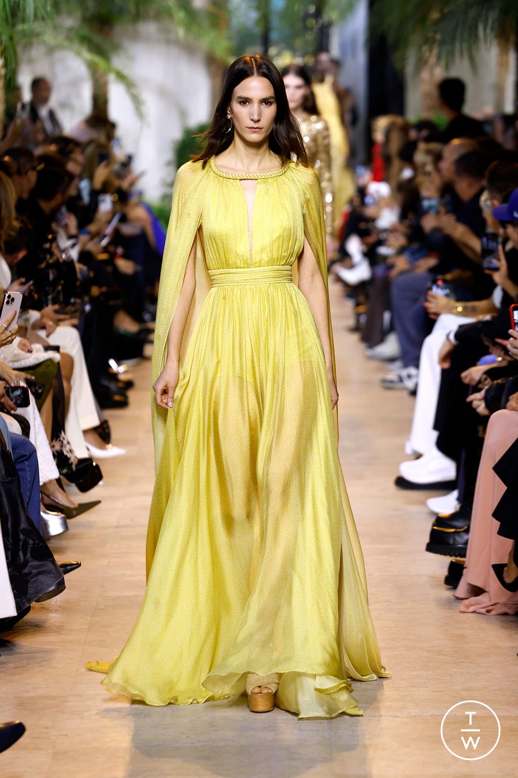 Fashion Week Paris Spring/Summer 2025 look 55 from the Elie Saab collection 女装