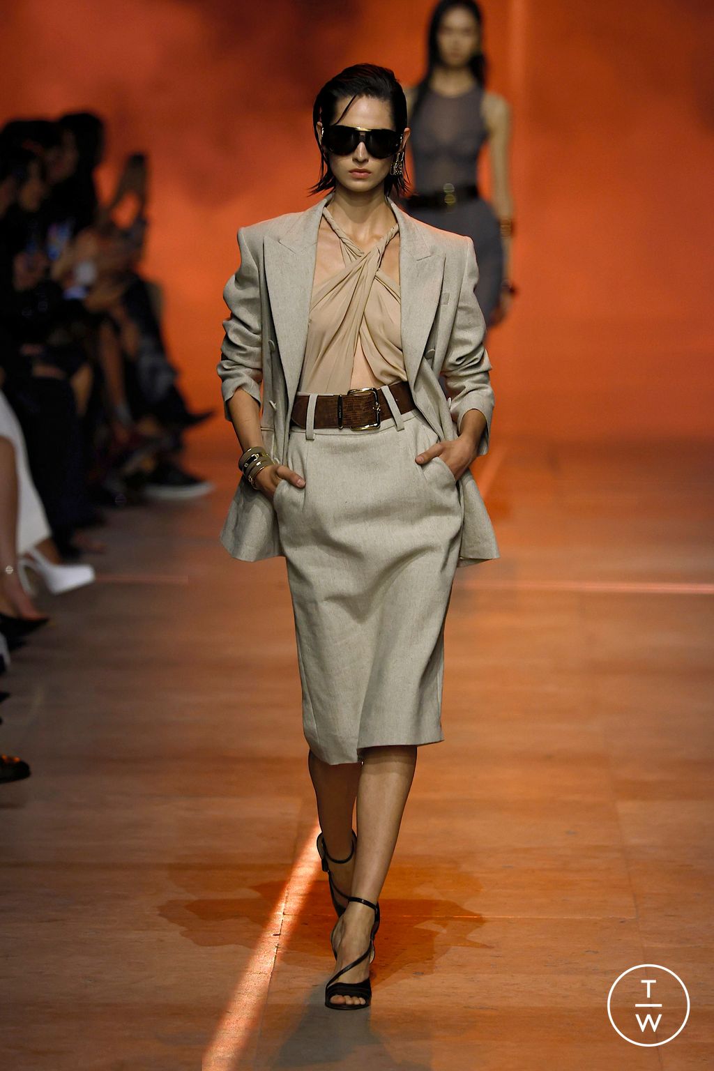 Fashion Week Paris Spring/Summer 2026 look 13 from the Elie Saab collection womenswear