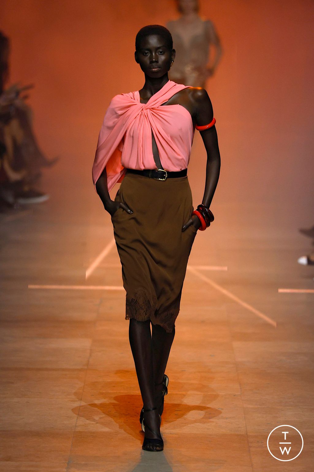 Fashion Week Paris Spring/Summer 2026 look 30 from the Elie Saab collection womenswear