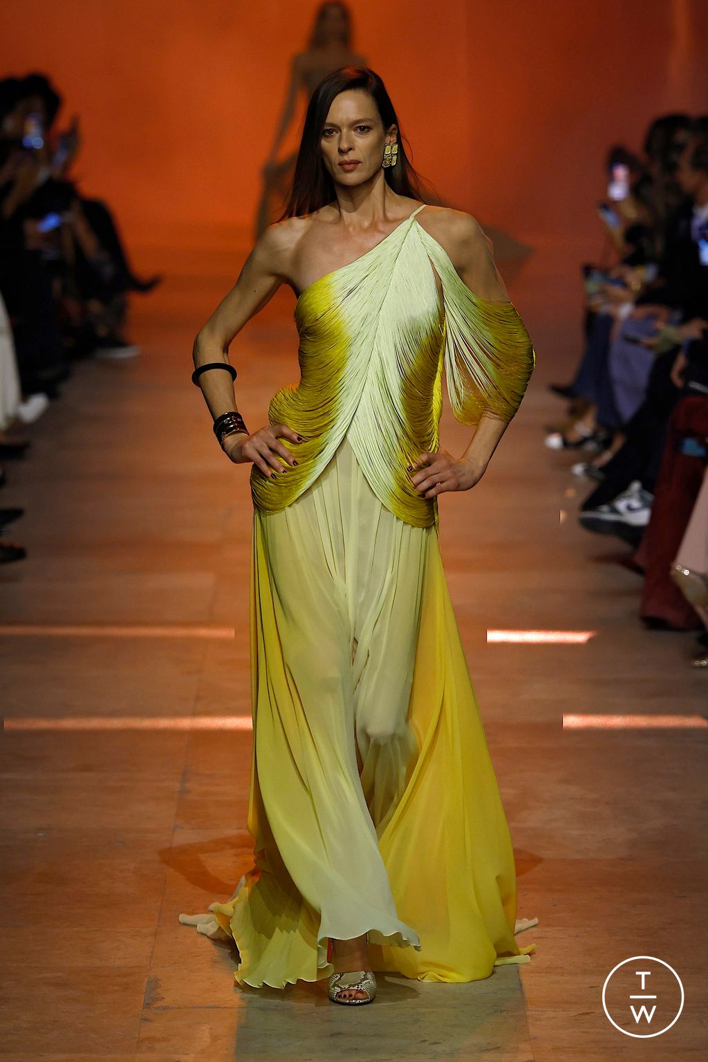 Fashion Week Paris Spring/Summer 2026 look 54 from the Elie Saab collection womenswear