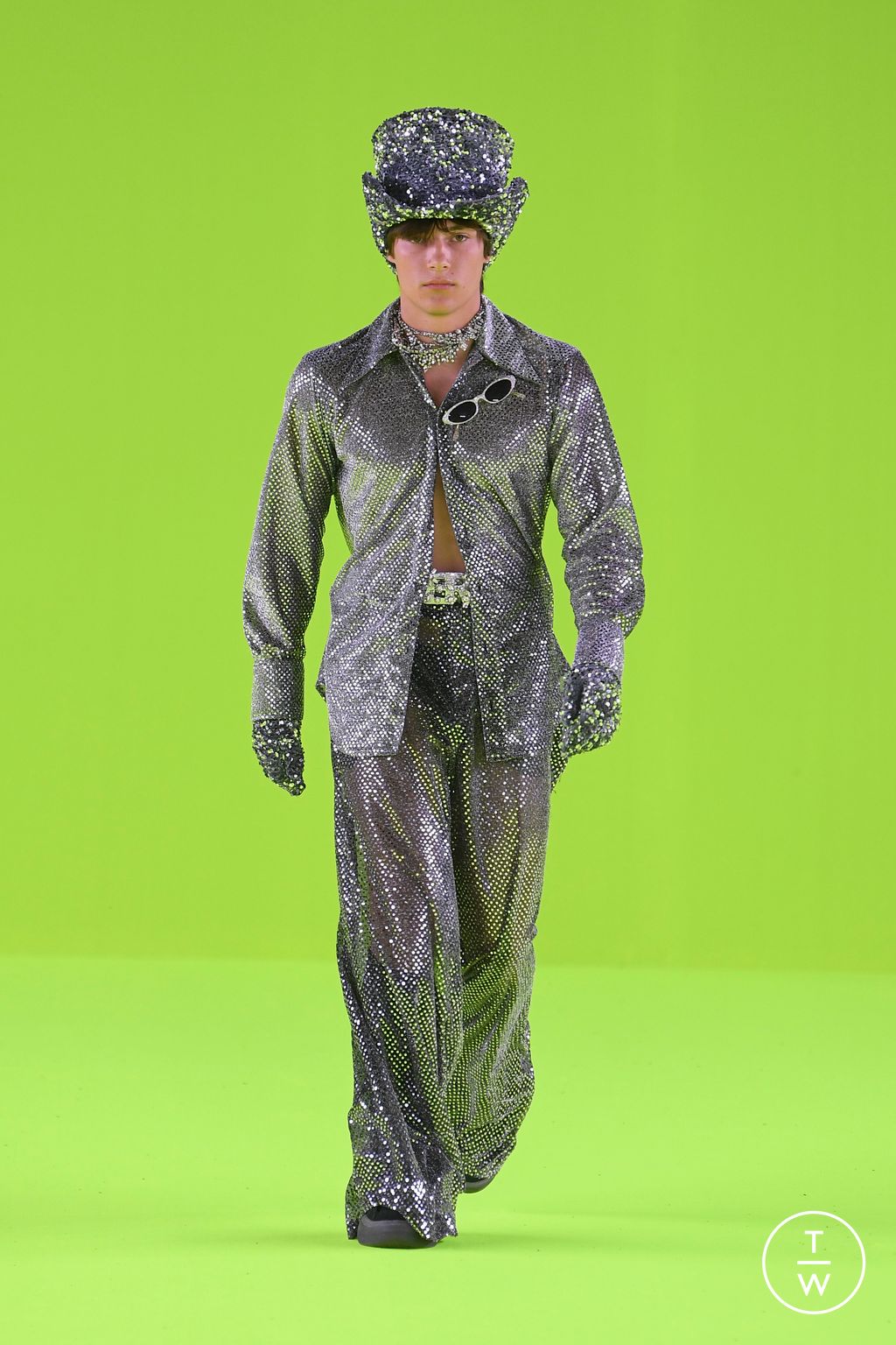Fashion Week Florence - Pitti Spring/Summer 2024 look 22 from the ERL collection 男装