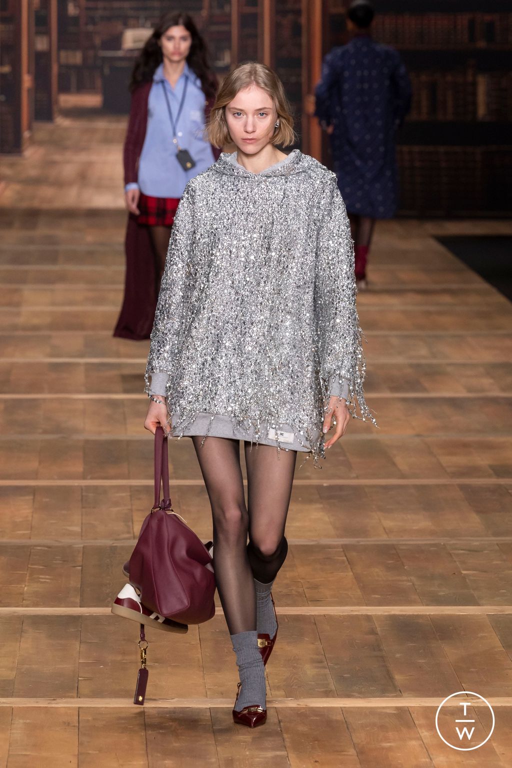 Fashion Week Milan Fall/Winter 2024 look 24 from the Elisabetta Franchi collection 女装