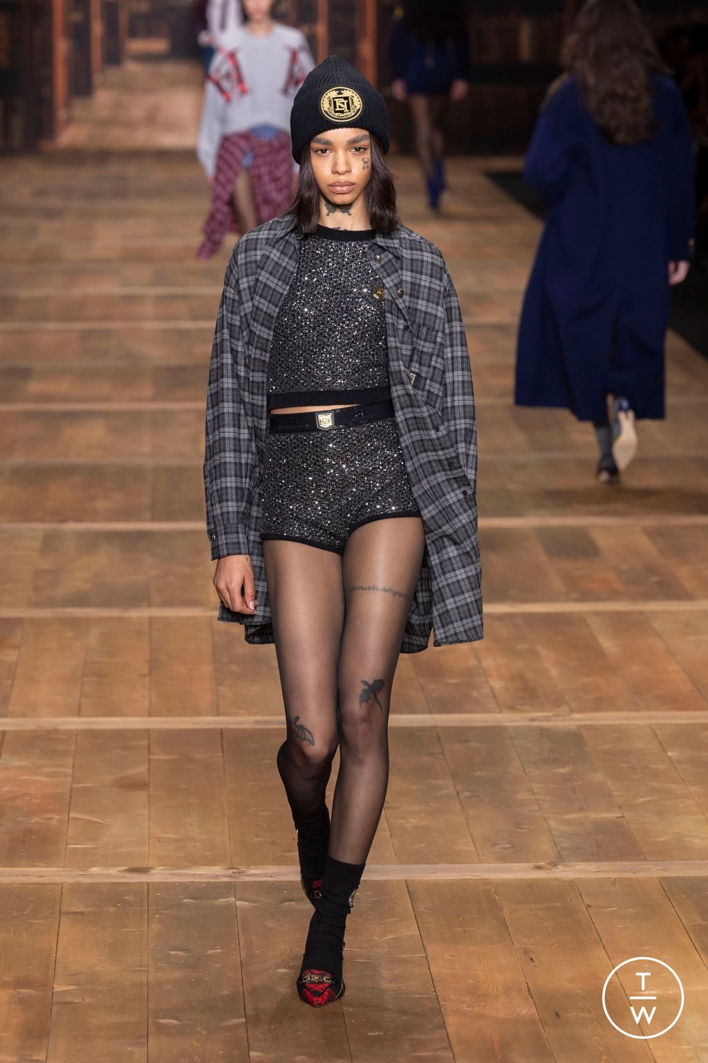 Fashion Week Milan Fall/Winter 2024 look 38 from the Elisabetta Franchi collection 女装