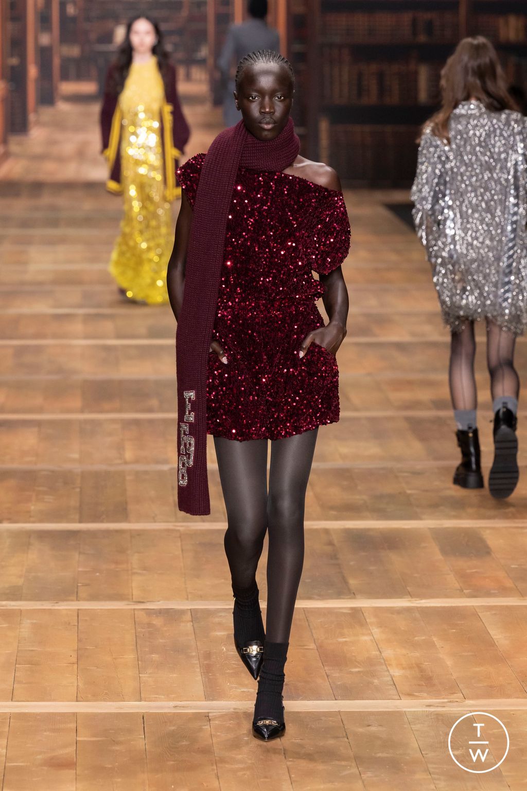 Fashion Week Milan Fall/Winter 2024 look 47 from the Elisabetta Franchi collection womenswear