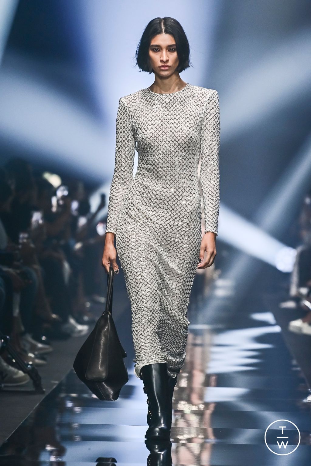 Fashion Week Milan Spring/Summer 2024 look 6 from the Elisabetta Franchi collection womenswear