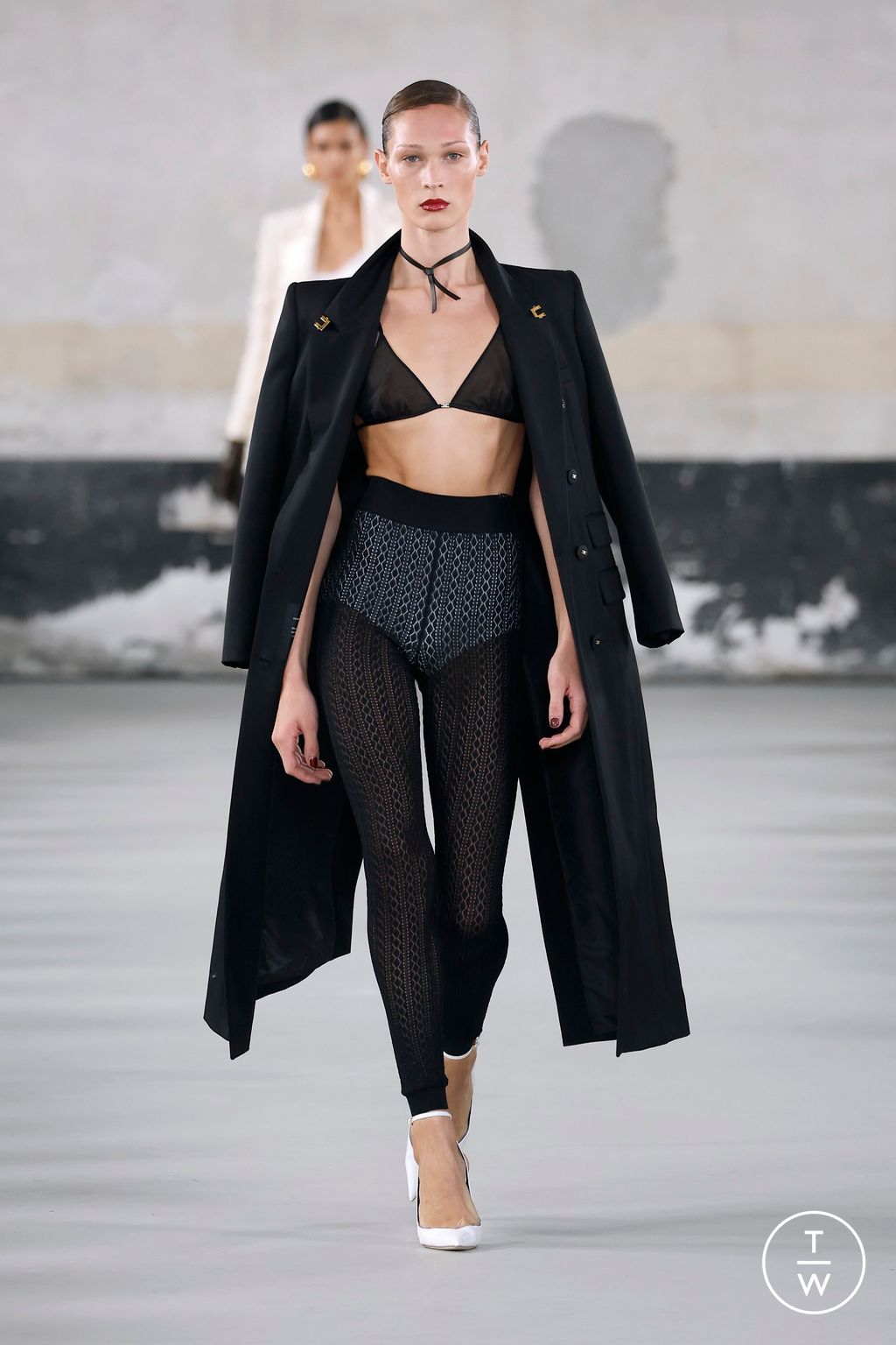 Fashion Week Milan Spring-Summer 2025 look 3 from the Elisabetta Franchi collection womenswear