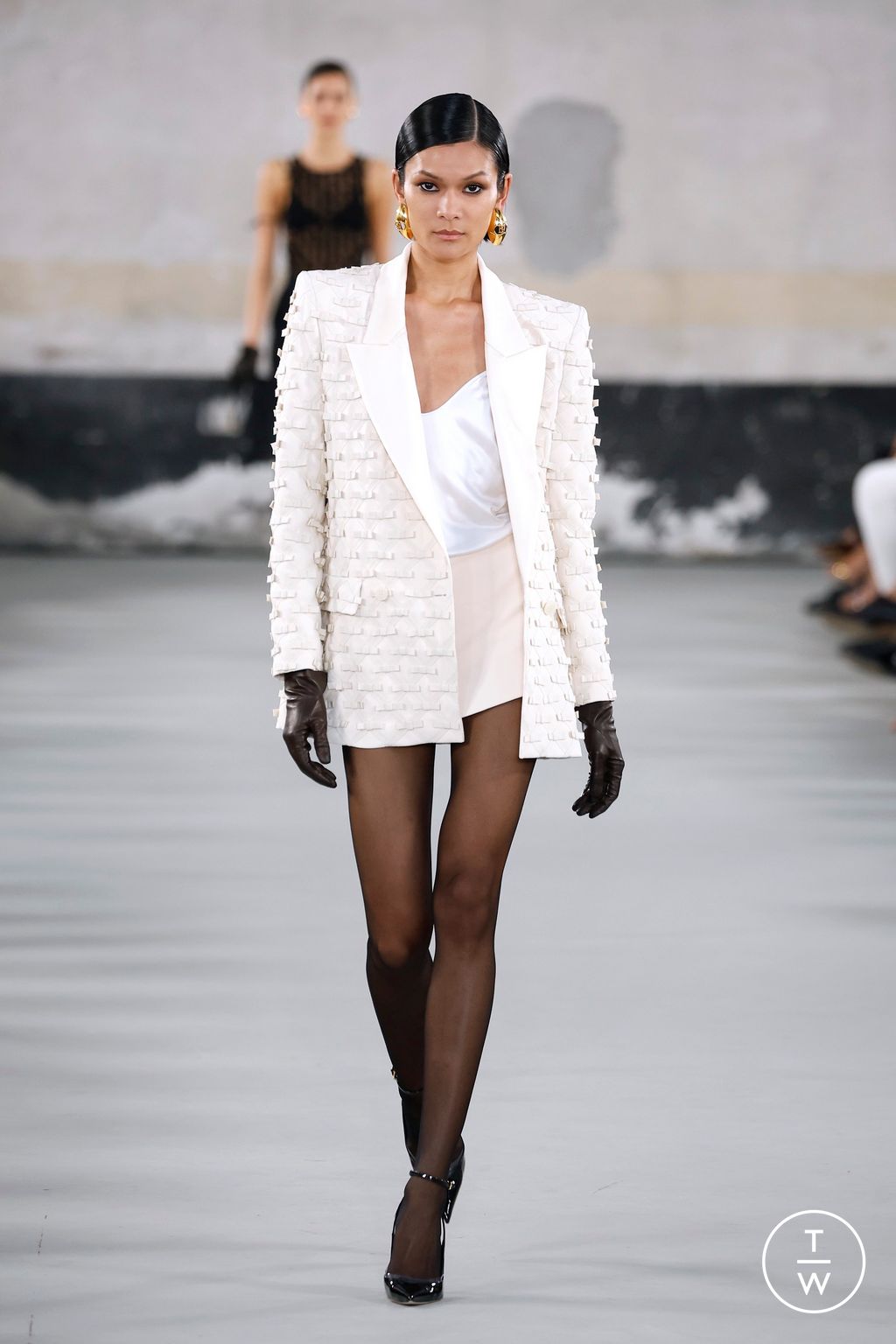 Fashion Week Milan Spring/Summer 2025 look 4 from the Elisabetta Franchi collection womenswear