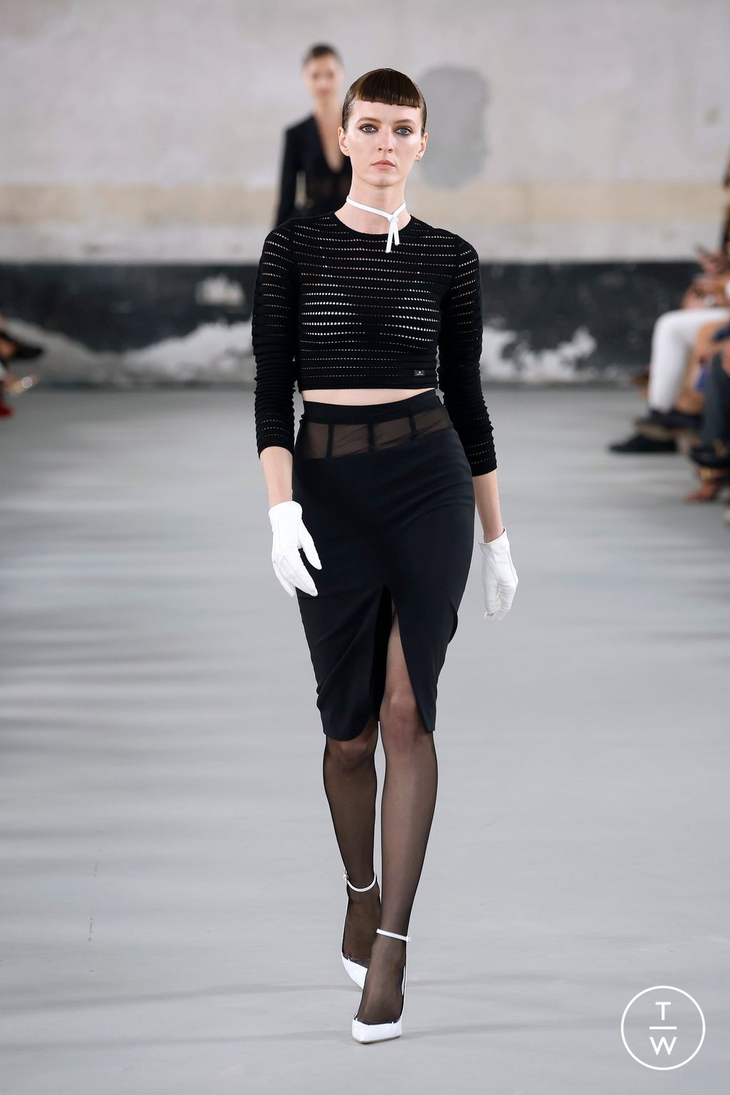 Fashion Week Milan Spring/Summer 2025 look 8 from the Elisabetta Franchi collection womenswear