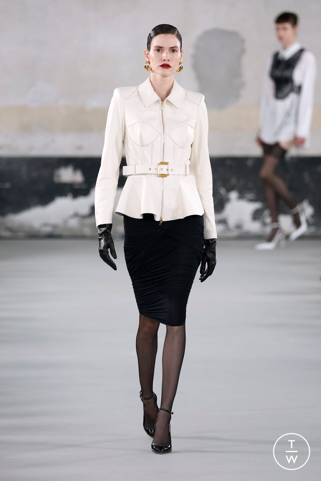 Fashion Week Milan Spring/Summer 2025 look 11 from the Elisabetta Franchi collection womenswear