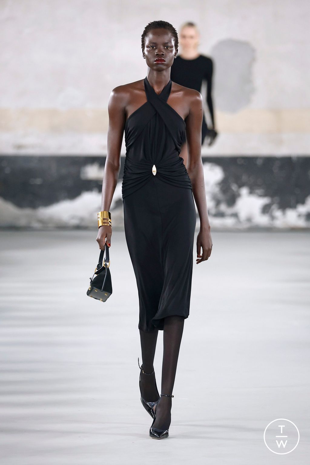 Fashion Week Milan Spring/Summer 2025 look 13 from the Elisabetta Franchi collection womenswear