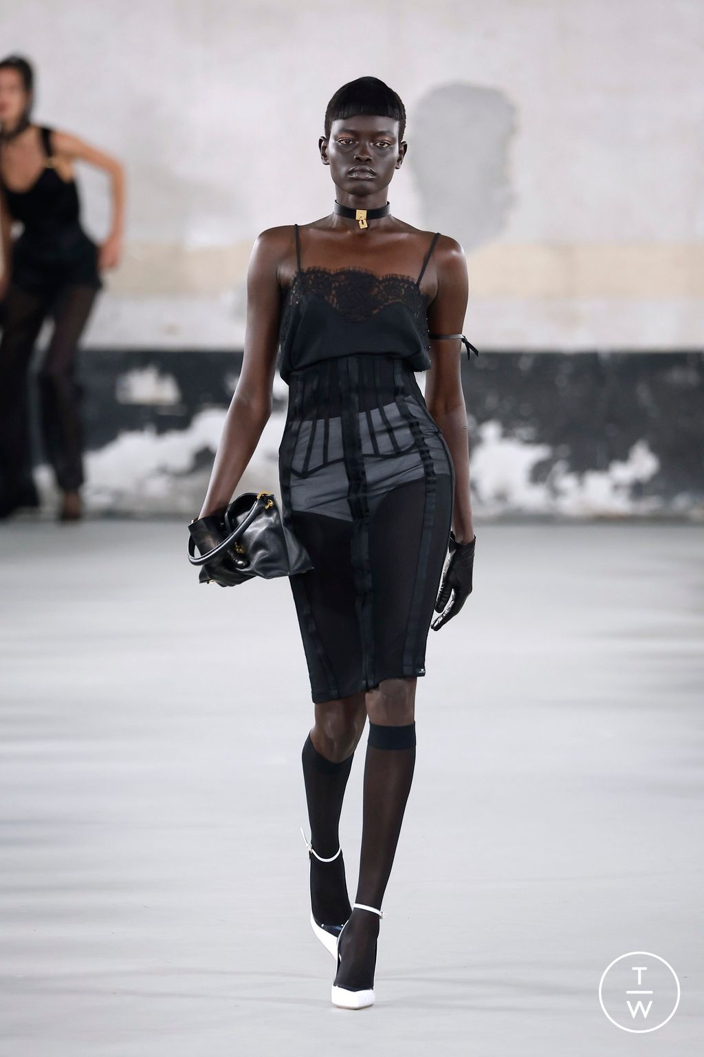 Fashion Week Milan Spring/Summer 2025 look 19 from the Elisabetta Franchi collection womenswear