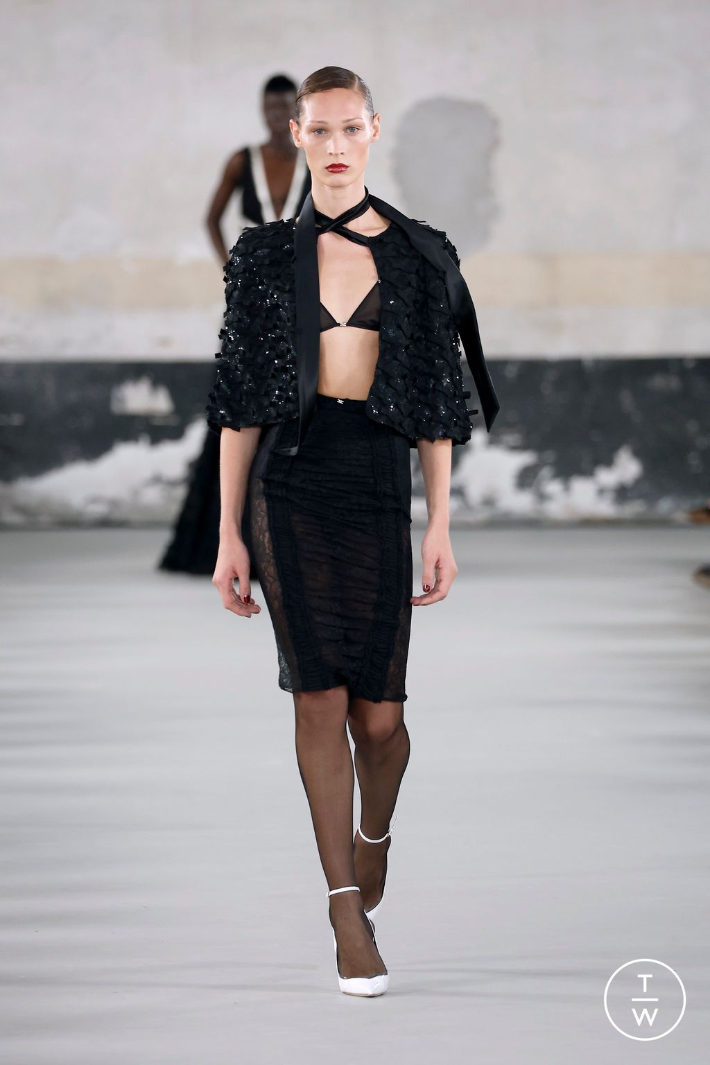 Fashion Week Milan Spring/Summer 2025 look 42 from the Elisabetta Franchi collection womenswear