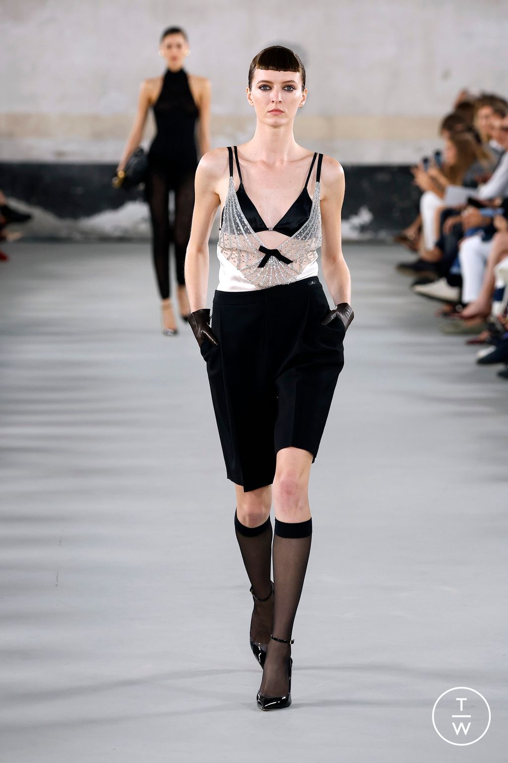 Fashion Week Milan Spring/Summer 2025 look 44 de la collection Elisabetta Franchi womenswear