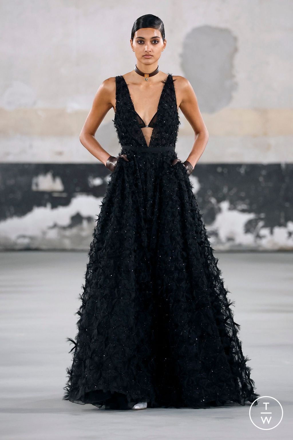 Fashion Week Milan Spring/Summer 2025 look 47 de la collection Elisabetta Franchi womenswear