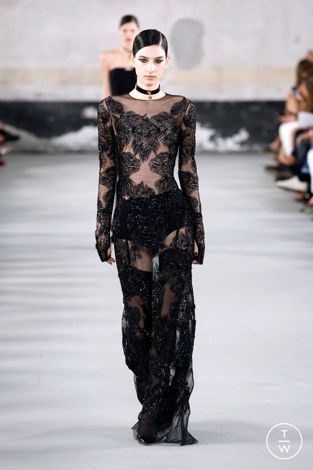 Fashion Week Milan Spring/Summer 2025 look 49 from the Elisabetta Franchi collection womenswear