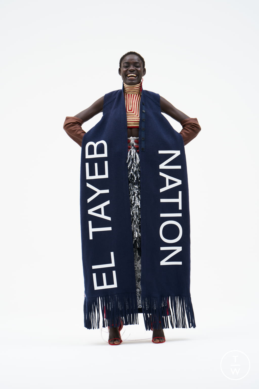 Fashion Week Paris Spring/Summer 2022 look 3 from the Abdel El Tayeb collection womenswear