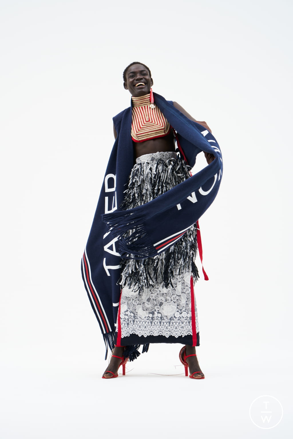 Fashion Week Paris Spring/Summer 2022 look 4 from the Abdel El Tayeb collection womenswear