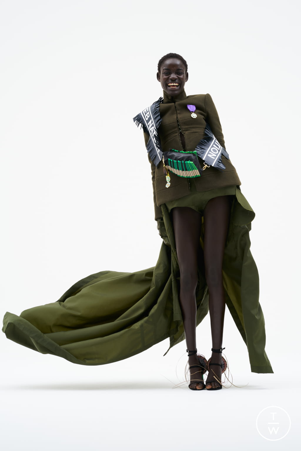 Fashion Week Paris Spring/Summer 2022 look 6 from the Abdel El Tayeb collection womenswear