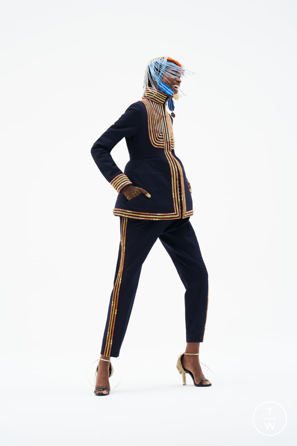 Fashion Week Paris Spring/Summer 2022 look 12 from the Abdel El Tayeb collection womenswear