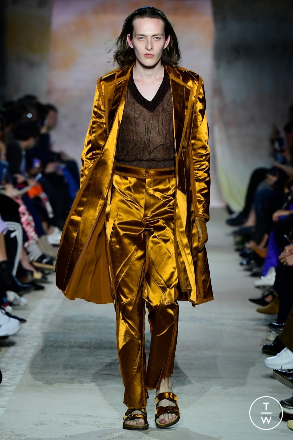 Fashion Week Paris Fall/Winter 2019 look 54 from the Festival de Hyères 2019 collection 女装