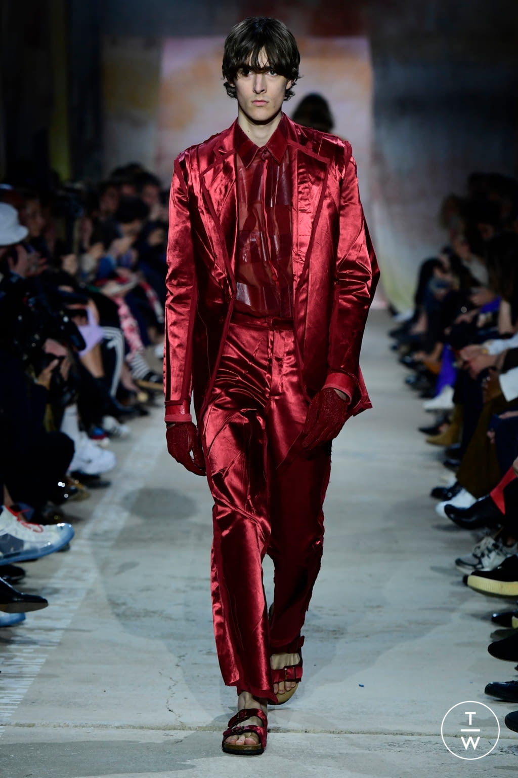 Fashion Week Paris Fall/Winter 2019 look 57 from the Festival de Hyères 2019 collection 女装