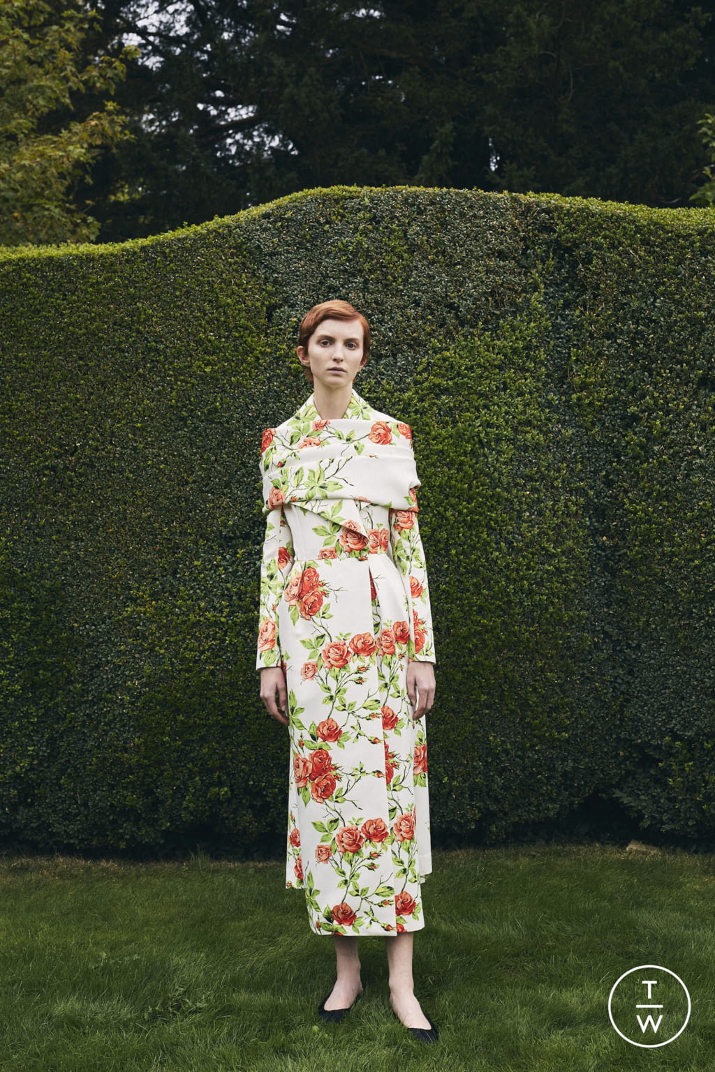 Fashion Week London Spring/Summer 2022 look 25 from the Emilia Wickstead collection womenswear